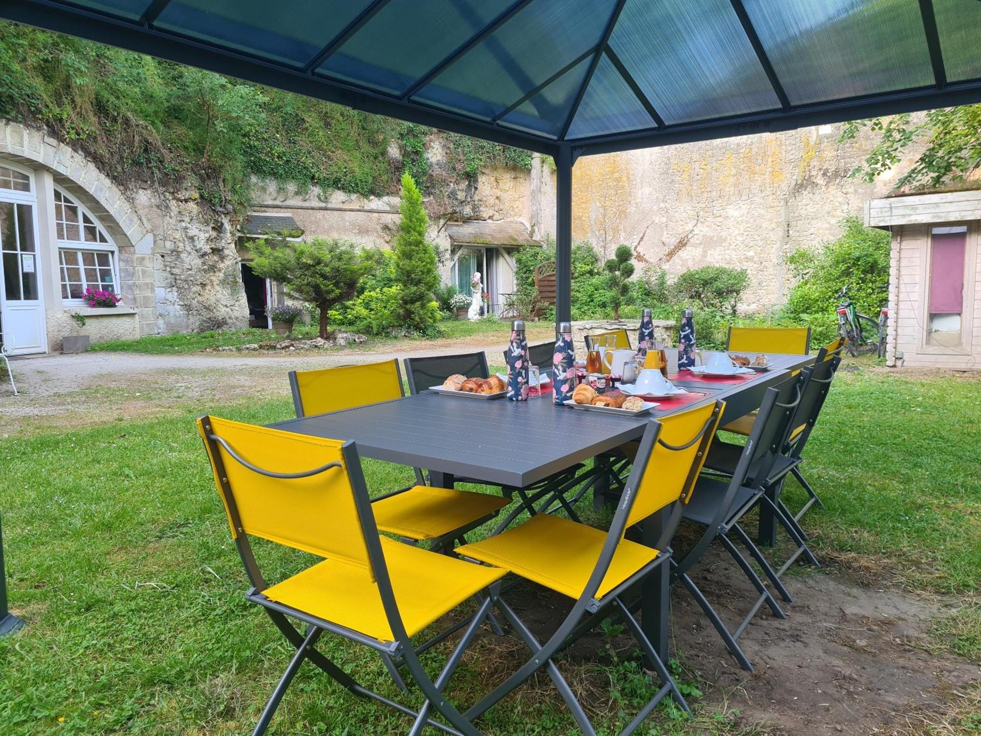 אמבואה Chambres D'Hotes Troglodytes Le Clos De L'Hermitage חדר תמונה