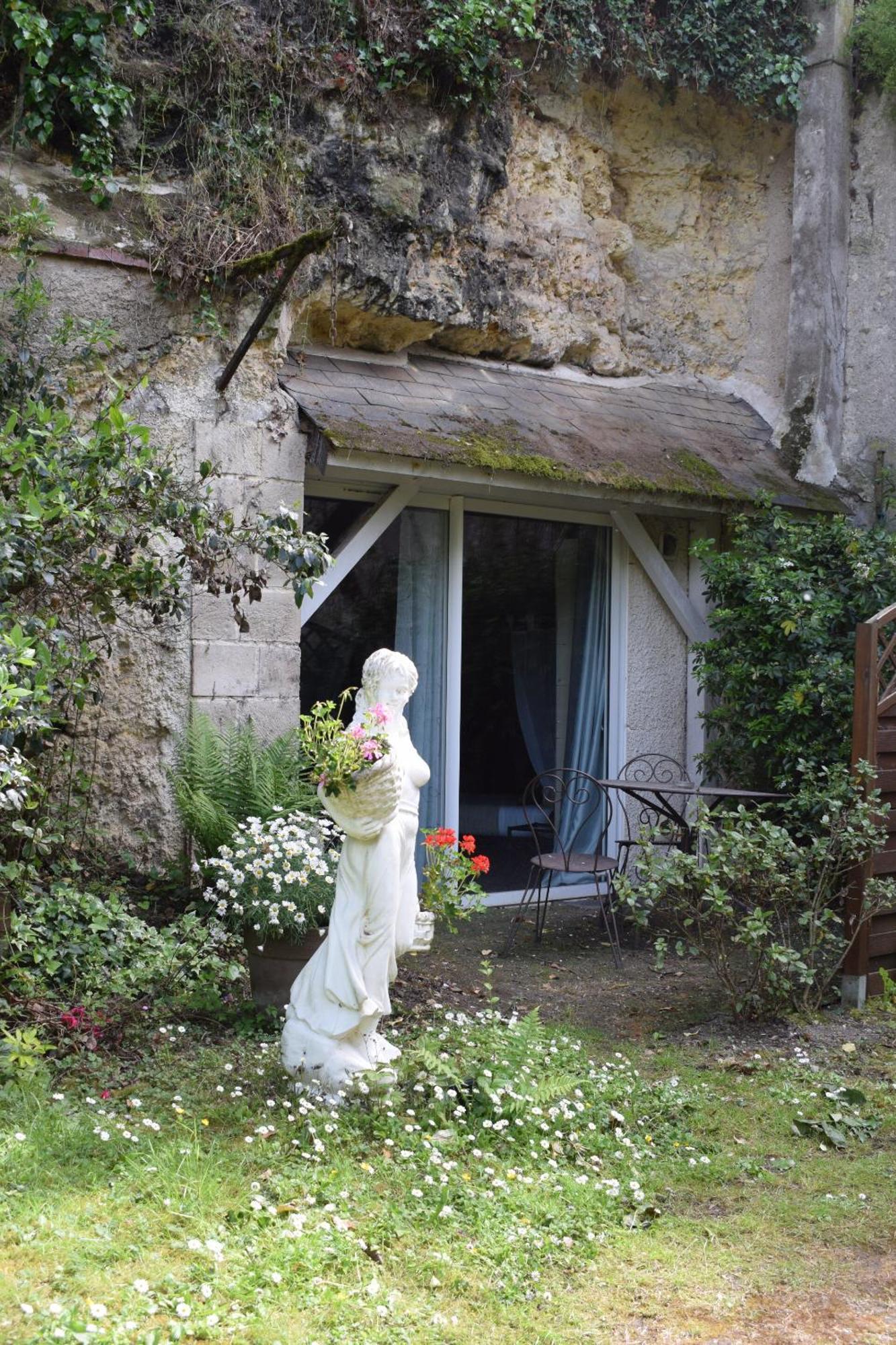 אמבואה Chambres D'Hotes Troglodytes Le Clos De L'Hermitage חדר תמונה