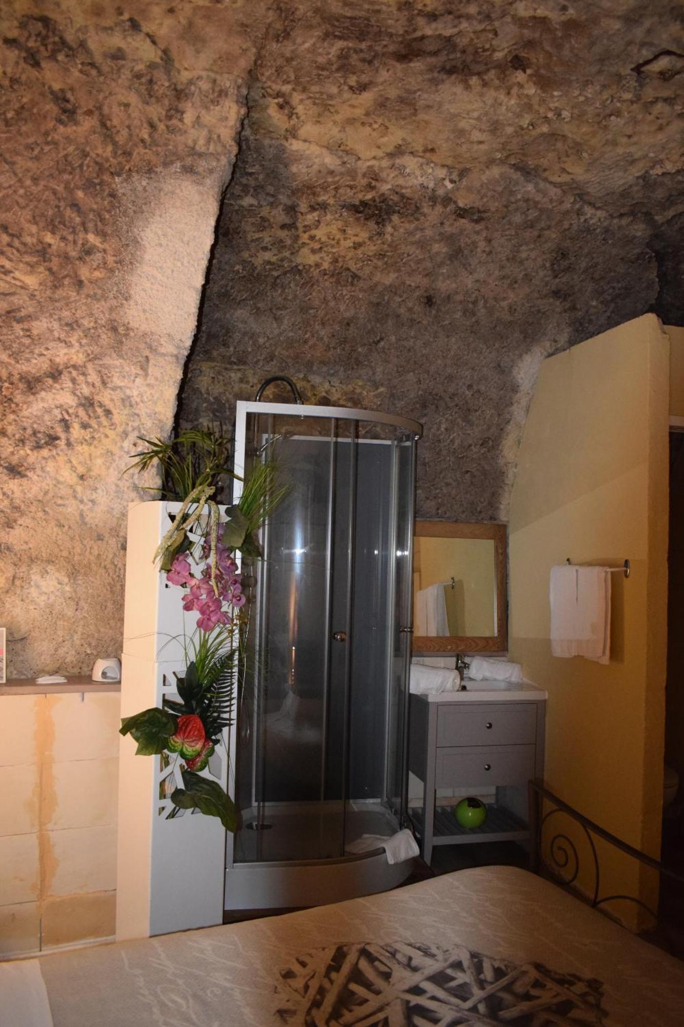 אמבואה Chambres D'Hotes Troglodytes Le Clos De L'Hermitage חדר תמונה